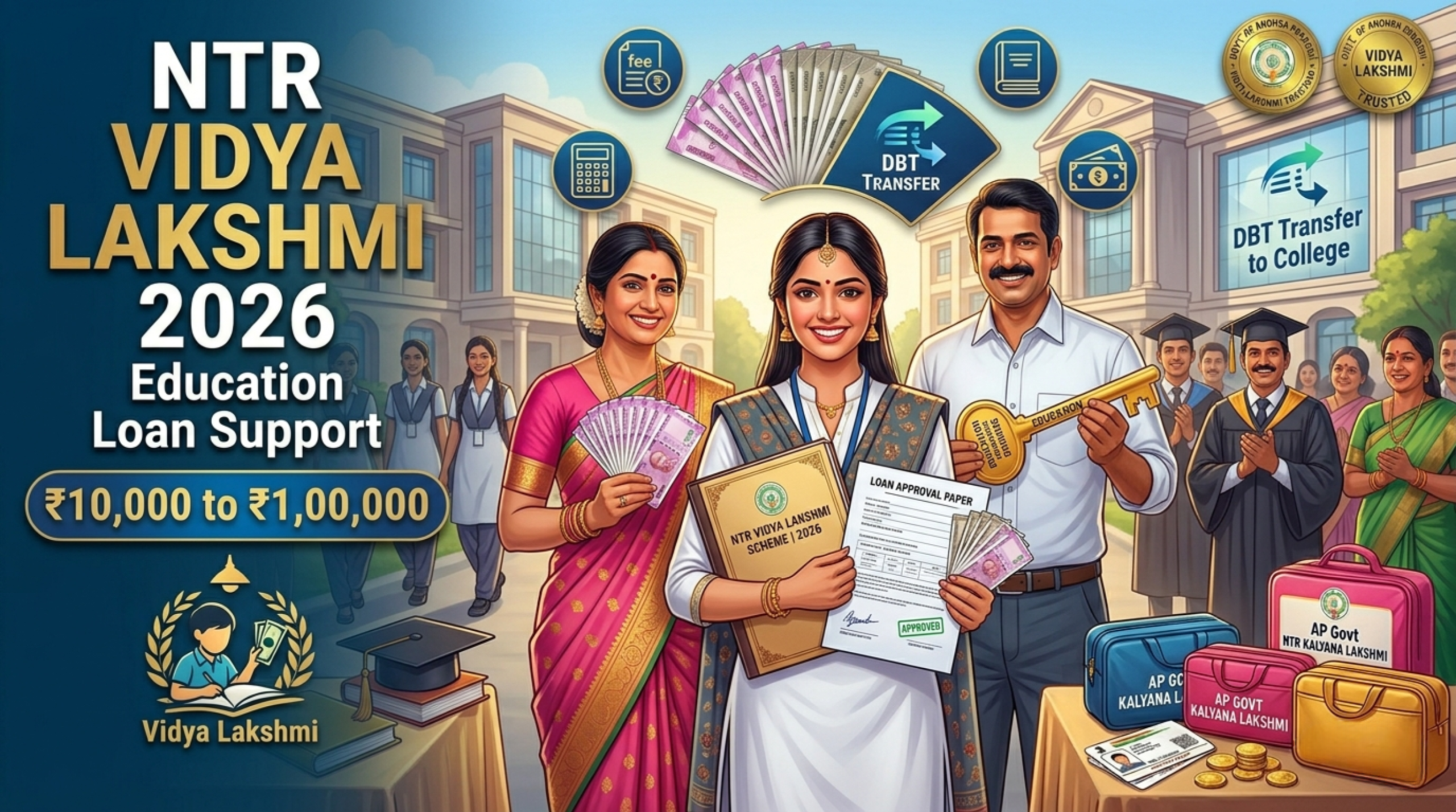 NTR Vidya Lakshmi Scheme 2026: Education Loan Support for DWCRA Women