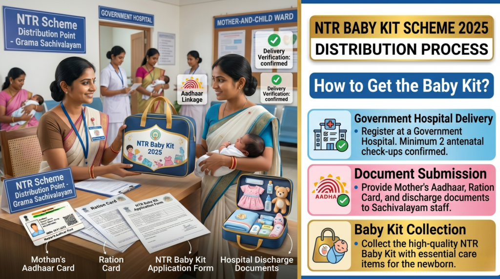 NTR Baby Kit Scheme 2025: 13 Free Baby Care Items for New Mothers