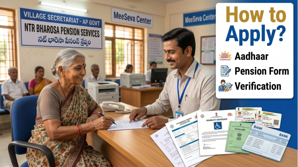 NTR Bharosa Pensions Scheme 2026: Apply Online, Eligibility & Pension Amount