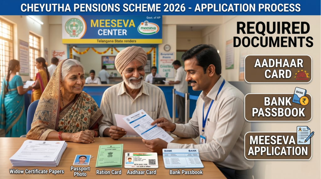 Cheyutha Pension 2026 Apply Online: Eligibility, Documents & Complete Guide
