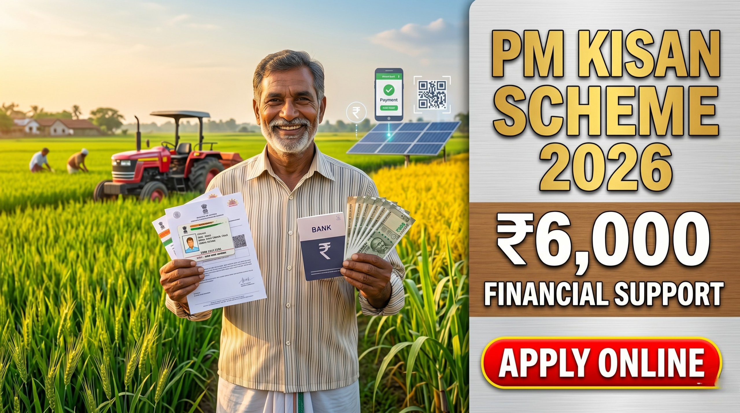 PM Kisan Scheme 2026: Apply Online, Eligibility, Documents & Payment Status