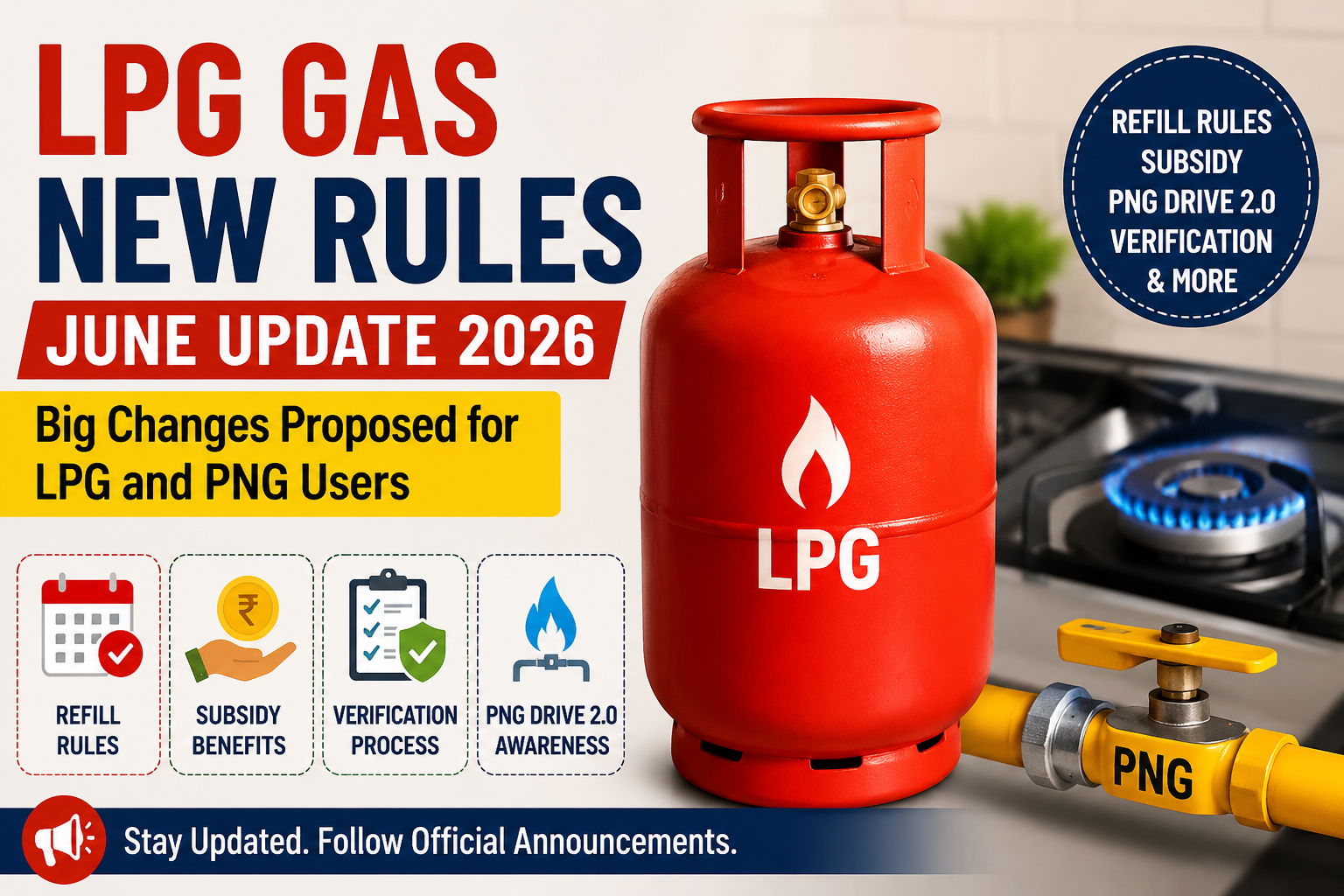 LPG Gas New Rules June Update 2026 for LPG and PNG users